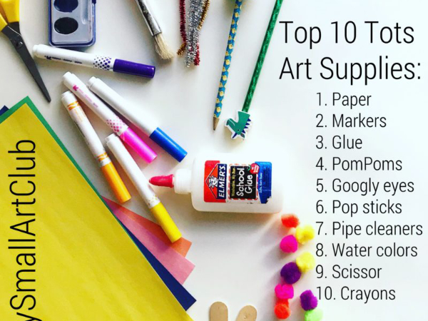 Top 10 Toddler Art Supplies from Stay Small Art Club - Calendarkiddo